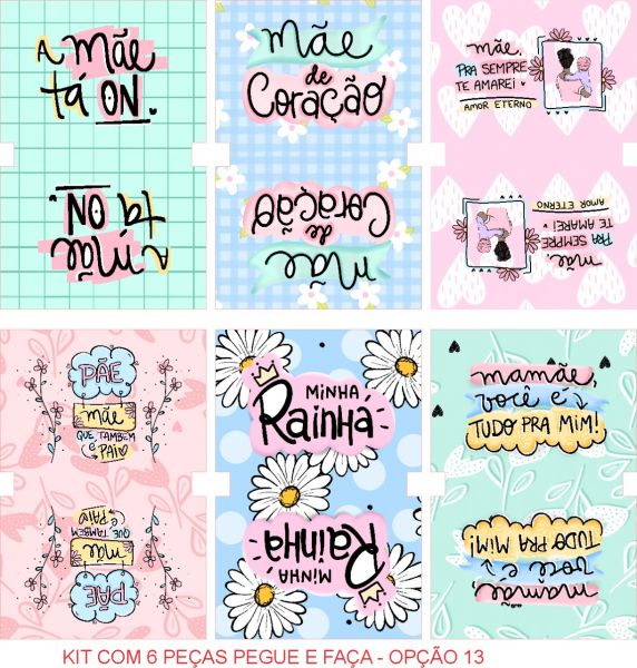 Kit 6 Porta Moedas Aline Opção13