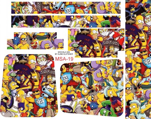 Bolsa Sisi Personagens MSA19