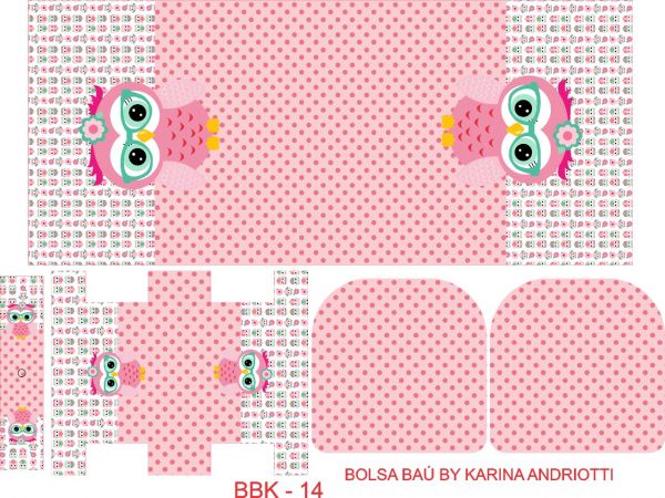 BOLSA BAU BY KARINA CORUJA BBK 14