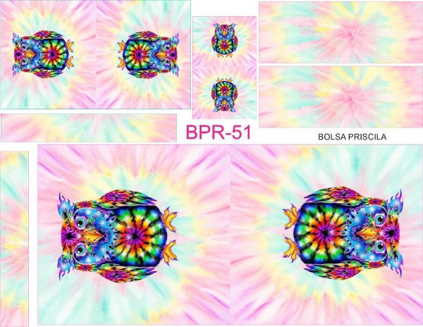 BOLSA PRISCILA TIE DYE CORUJA BPR 51