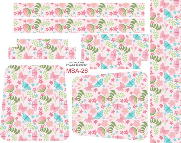 Bolsa Sisi Borboleta MSA26