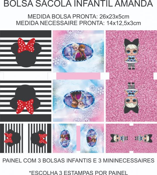 Bolsa Sacola Infantil